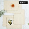 HOMBYS Quilted Placemats Set of 6 Washable-13x18 inches Rectangular Placemats
