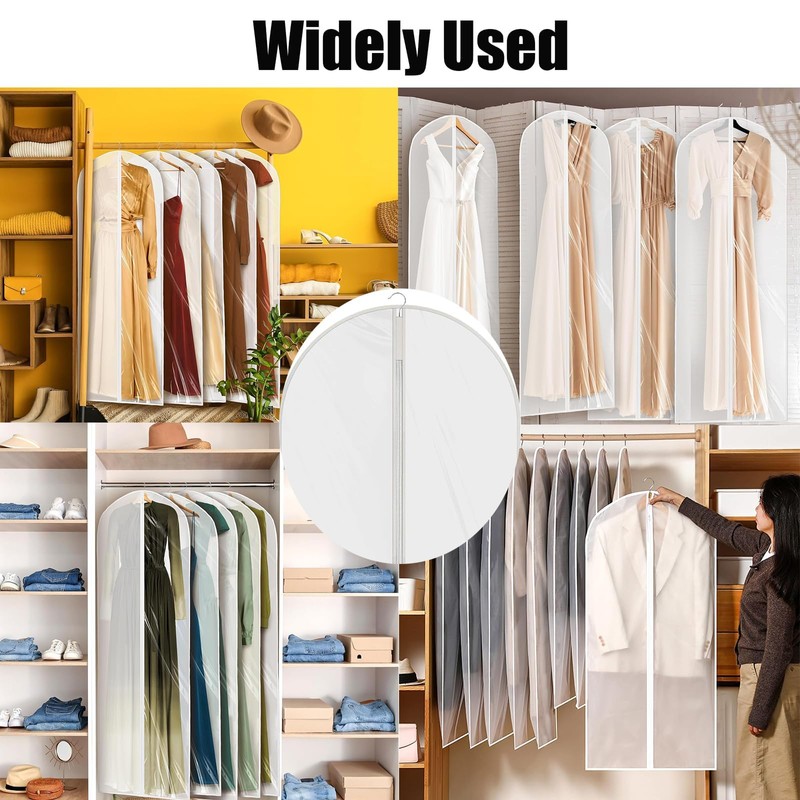 3 PCS Long Dress Garment Bags - Full Length Covers