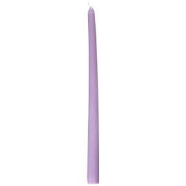 Zest Candle 12-Piece Taper Candles, 12-Inch, Lavender