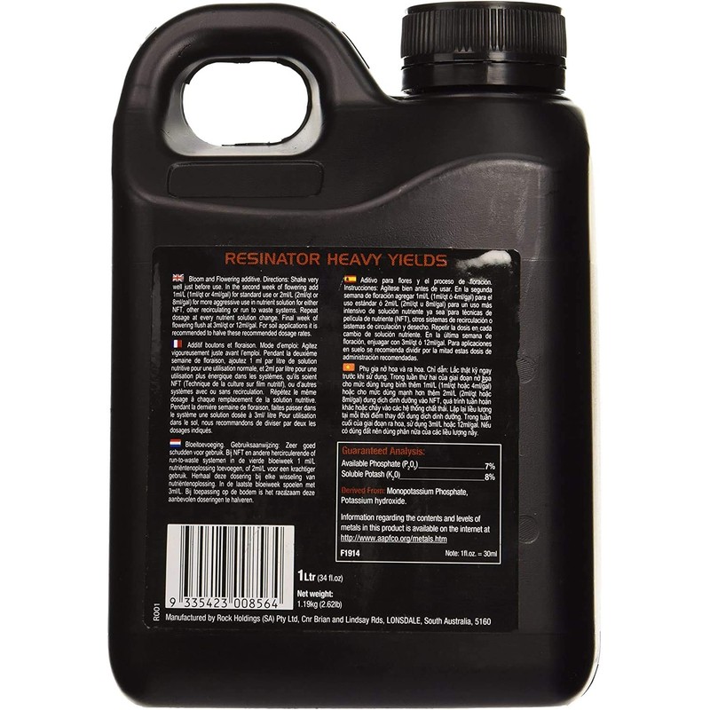 3rd Rock Nutrients Rock Nutrients Rock Resinator Heavy Yields for