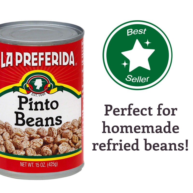 La Preferida Pinto Beans,15 Ounce (Pack of 6)