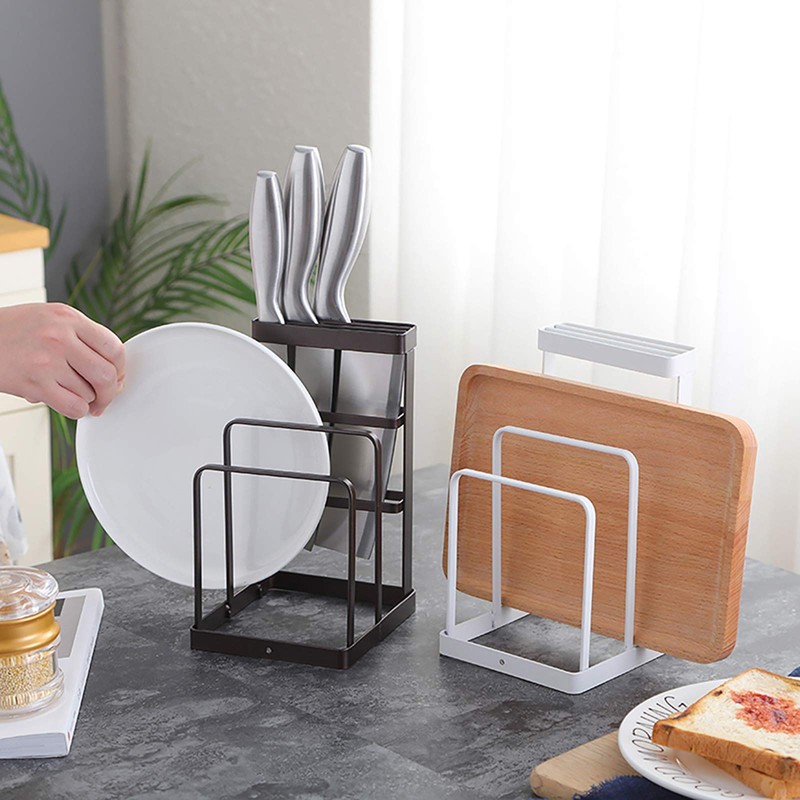 VANRA まな板包丁スタンド 鉄製 包丁スタンド まないたスタンド 包丁たて まな板 たて キッチン 包丁差し