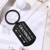 ENGZHI Grandpa Birthday Gifts Grandpa Keychain - Drive Safe I