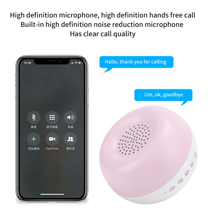 Portable Heavy Bass Speaker Bluetooth Intelligent Noise Reduction Dual Core