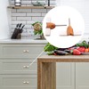 Nacnic Set of 6 rectangular stone and wood knobs. 63