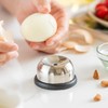 1 Stück Eieruhr und 1 Stück Eierpiekser aus Edelstahl, Eiförmige