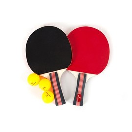 Iwana Shakehand Table Tennis Racket 3.0 (Table Tennis Racket 2 + Table Tennis Ball 3)