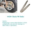 QYMOTO CT200-EX Chain CT200U Rear Drive Chain Coleman Mini Bike