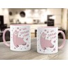 MoonWorks® Kaffee-Tasse Spruch No Drama Lama Tier Motiv rosa Bürotasse
