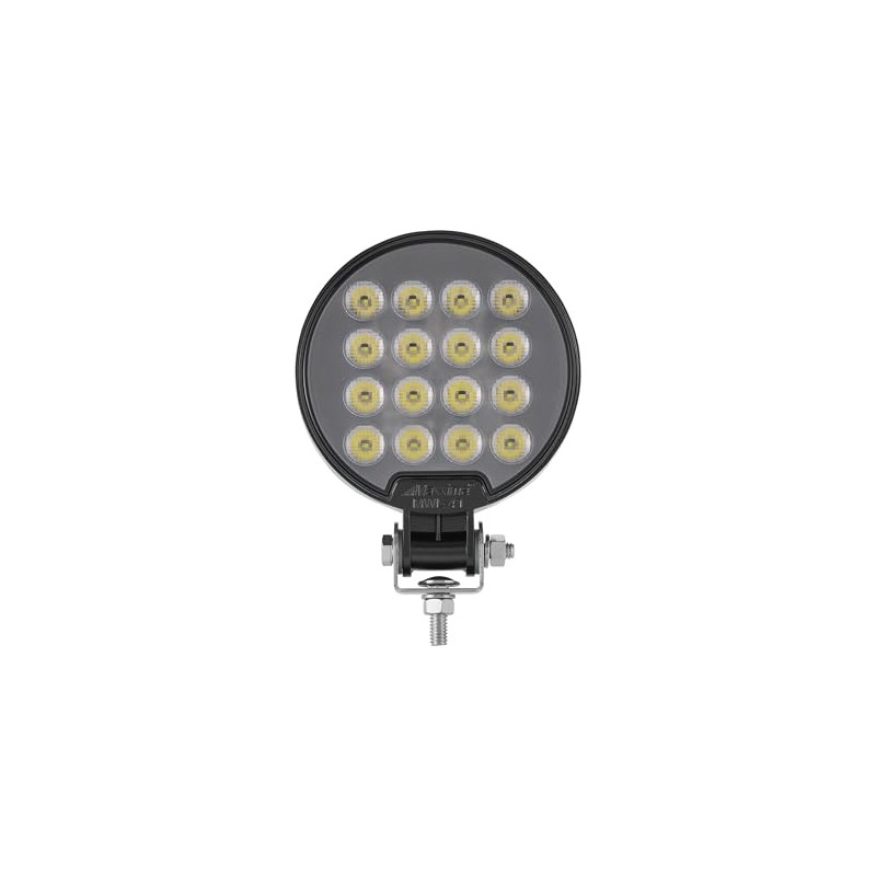 Maxxima MWL-41 Black Round 16 LED Work Light 2,100 Lumens