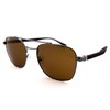 Bonateks Unisex DEPLGZLK100198 Sunglasses, Brown, 1.1 mm, brown