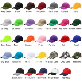 2 Baseball Caps for Men and Women, Adjustable Size, Perfect for Outdoor Activities - Baseball Hunter Green/Hunter Green