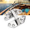 Marine Hinge 316 Stainless Steel Mirror Polished Rust Resistant Deck