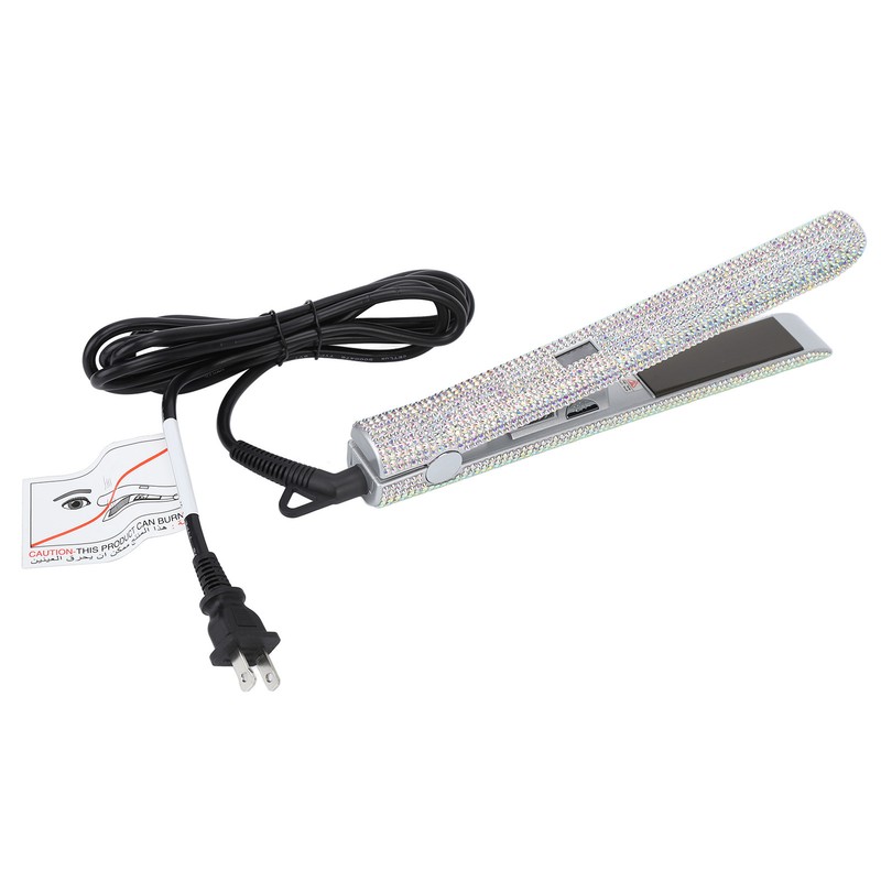 150W Hair Straightener Rhinestone Electric 2 in 1 Faster Shape