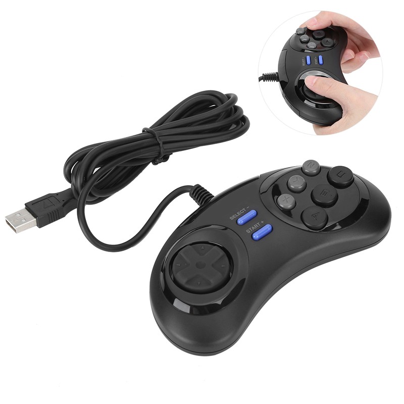 Games Controller USB Wired Gamepad Fit for PC/Raspberry Pi 3B