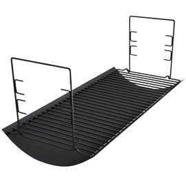 27 Inch Ash Pan Drip Pan Ashpan for Char-Griller 2121 E1224 2828 2929 1224 2727 2222 1324 Charcoal Grill, CB056-036 Ash Pan for Char-Broil 17302056, Charcoal Pan with Fire Grate Hange for Char Griller
