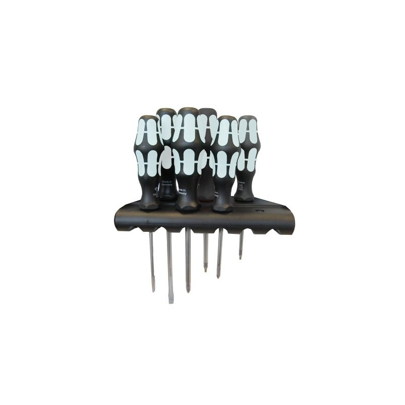 WERA Stainless Steel Screwdriver Set - 6 Pieces