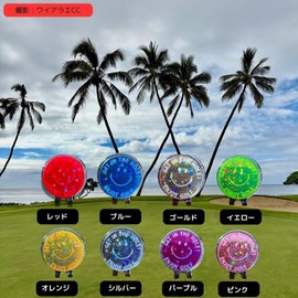 Marua Golf Marker, Light Collecting and Fluorescent Marker, Hat Clip, Easy to See on Cloudy or Rainy Days, Visibility Performance, 8 Color Variations, Perfect Gift for Your Loved Ones (Orange)