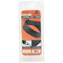Pro Tec A241 Leather Bassoon Non-Slip Seat Strap with Lockable Hook Black Regular