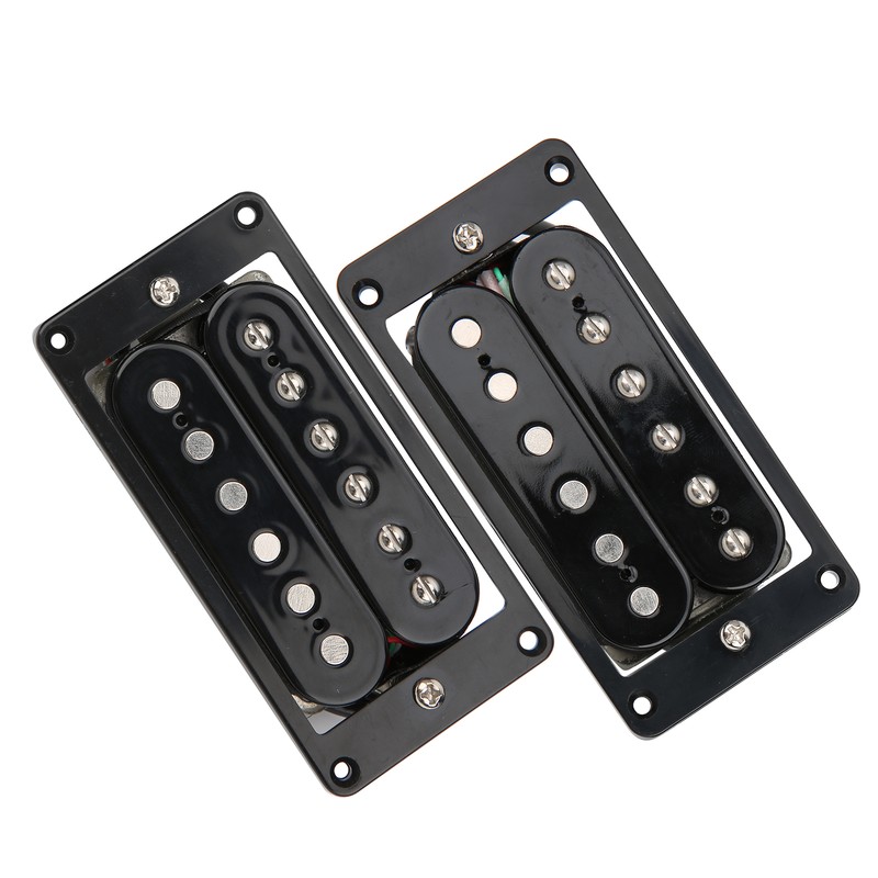 2Pcs Pickup Set Alnico 5 for Guitar Bridge Durable Musical