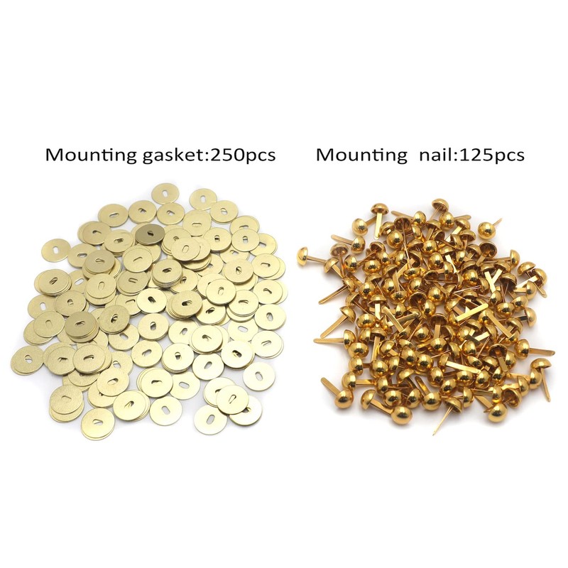 XKMT- Gold Brass Fasteners For Chain Link Fence View Blocking