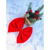 Solid red bow/bow tie/headband/piggies/Scrunchie - Finish: Bow tie