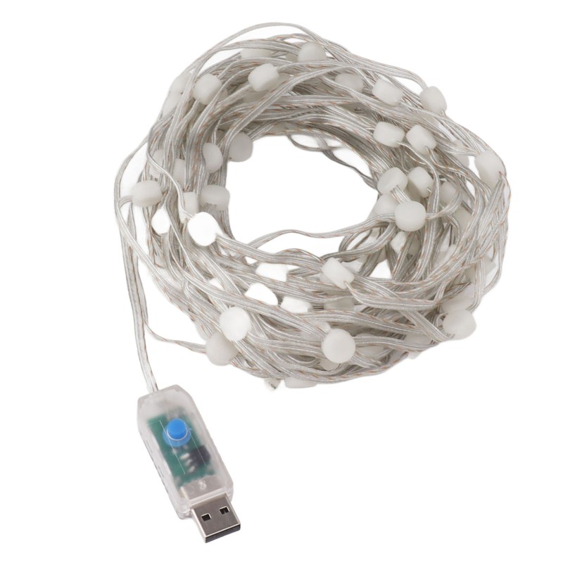 LED Globe String Light USB Powered Remote Control 16 Color