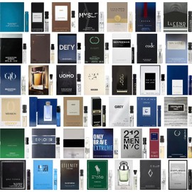 JRoBeauty High End Random Selection Designer Fragrance Cologne Sampler Set for Men - (Pack of 10 Sample Vials)