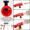 Multi-Angle Paint Brush Extender with Paint Brush, Extension Pole Attachments