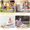 BREENHILL Collapsible Pet Bathtub with Water Drain Plug, Small Pets