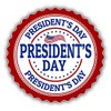 Zirni Presidents Day USA Sticker Decal Design 5" X 5"