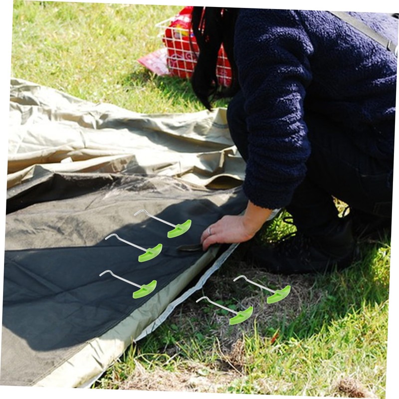 Abaodam 5pcs Camping Tent Stake Puller Tool Durable Tent Peg