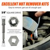 Coobeast 26Pcs Bolt Extractor Kit and Left Handed Drill Bit,