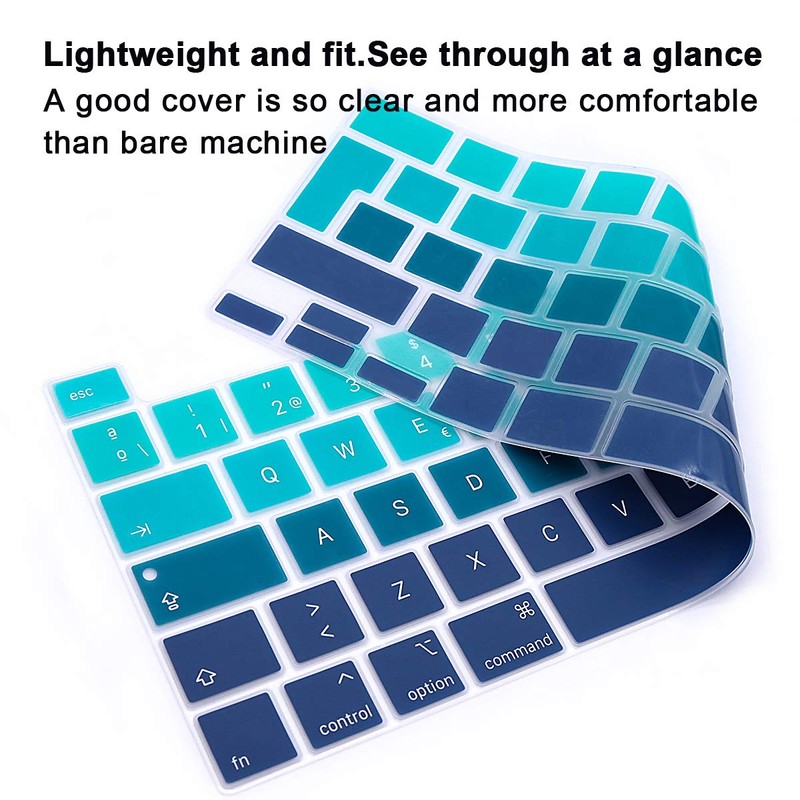 MMDW Spanish Language Silicone Keyboard Cover Skin for MacBook Pro