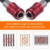 sourcing map 3pcs Magnetic Extension Chuck Adapter 6" 1/4 Inch
