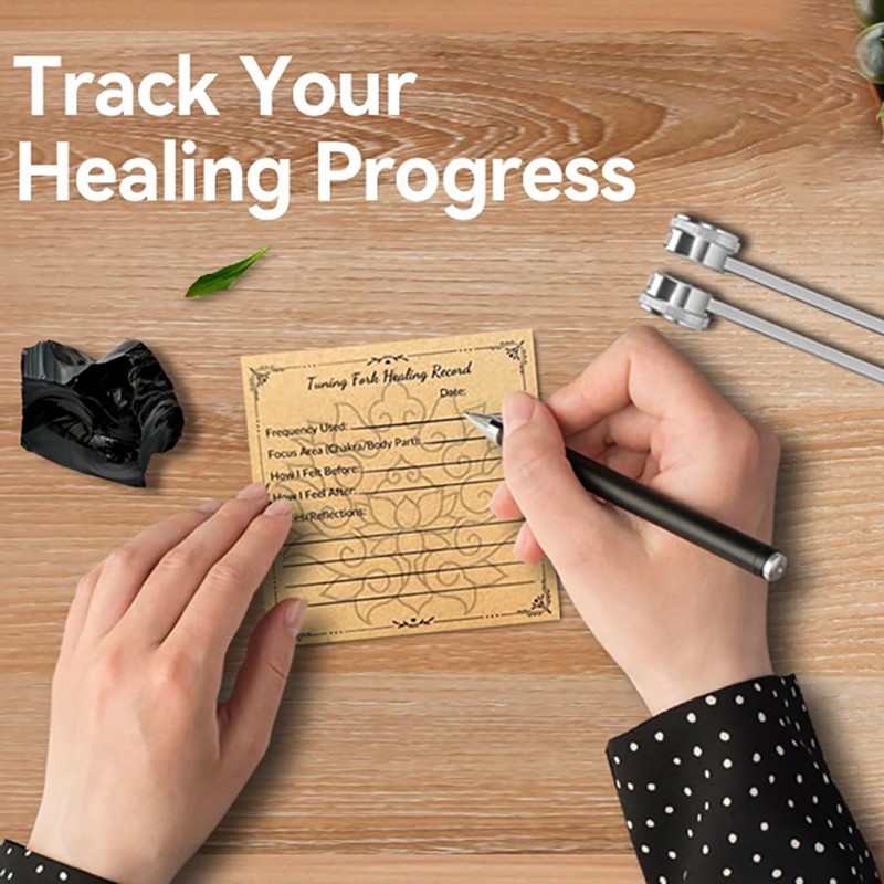 Sound Healing Tuning Fork Set – 128Hz, 256Hz, 512Hz for