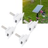 Solar Panel Bracket Centre Clamps Steel Silver 30mm Lightweight Solar