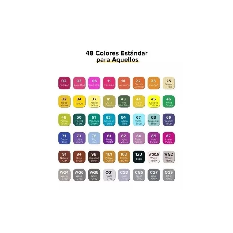 Plumones Marcadores Doble Punta 48 Colores Touch Punta Pince