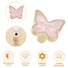 MOROBOR Decorative Butterfly Kitchen Cabinet Knobs, 6 Pack Creative Dresser