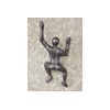 Cast Iron Climbing Man Industrial Style Coat Hook | Black
