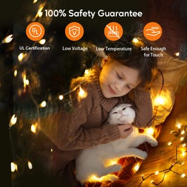 BlcTec Christmas Lights 300 LED 108FT Color Changing Christmas Tree Lights with Warm White & Multicolor, 11 Modes, Waterproof and Connectable Christmas String Lights with Remote for Xmas Decorations