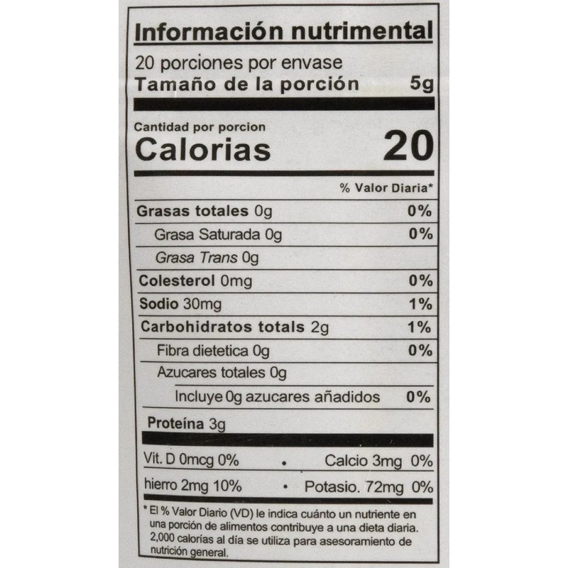Alga Espirulina Cruda, Al Estilo Francés, 10 Paquetes.