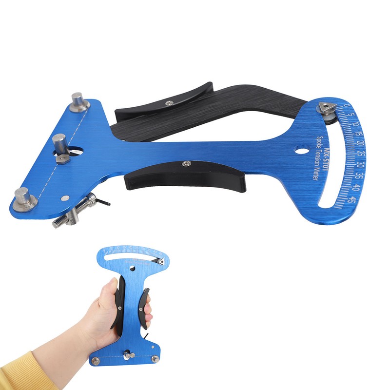 Bike Spoke Tension Meter Adjustable Accurate Scale Aluminum Alloy Wheel