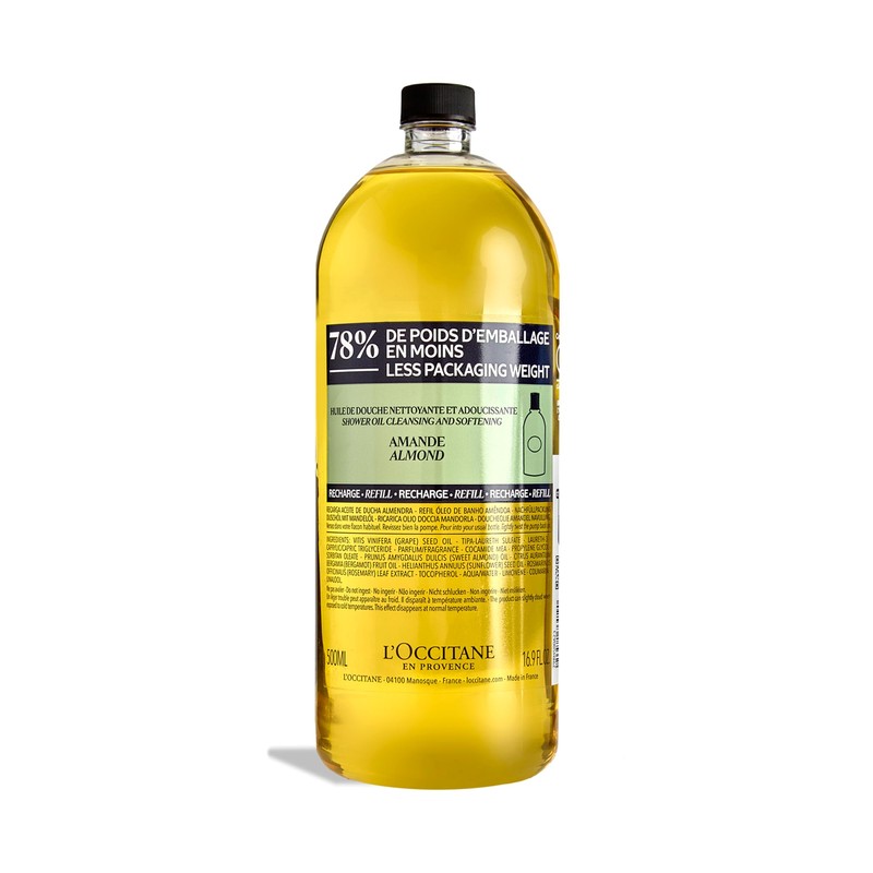 Almond Shower Oil by LOccitane for Unisex - 16.9 oz