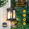 VIANIS Outdoor Pendant Light Fixture, Farmhouse Exterior Hanging Lights with