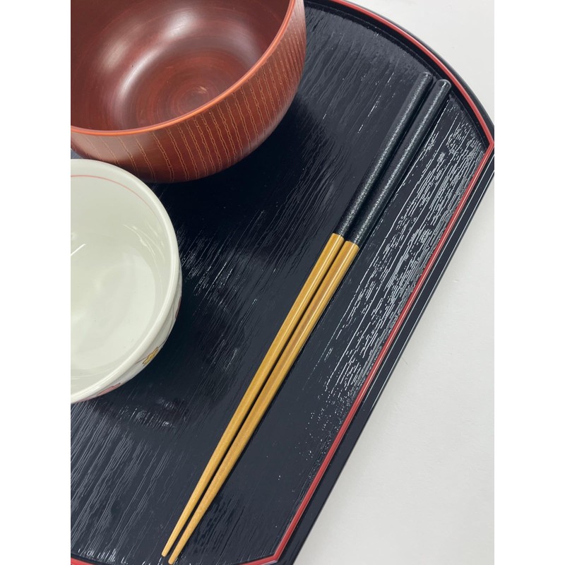 Aoba 247159 Long Chopsticks Benkei, Black, 10.2 inches (26 cm),