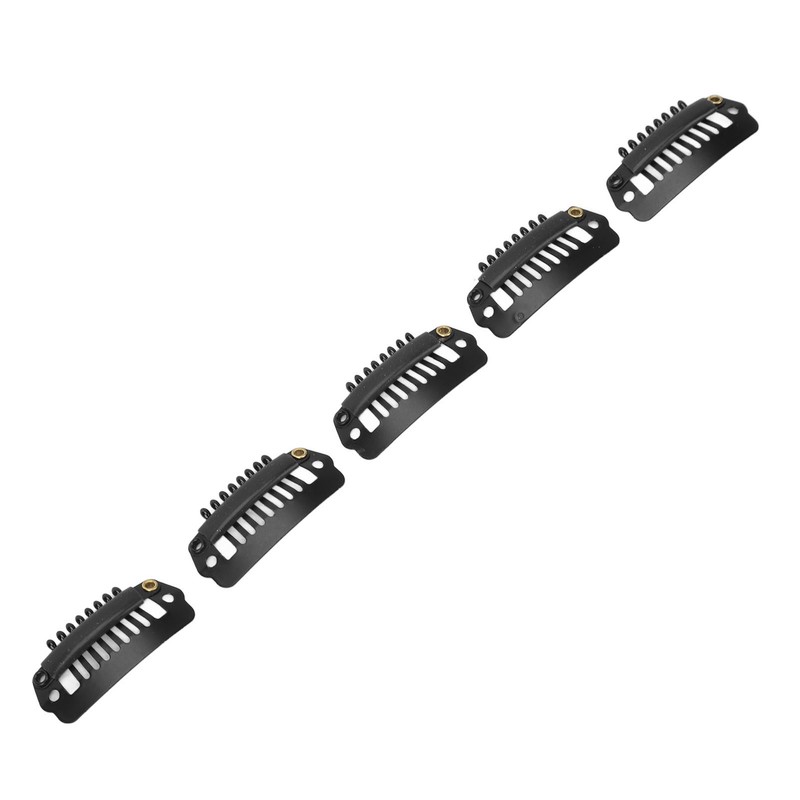 50pcs Hair Extension Clips Set Stainless Steel DIY 8 Teeth