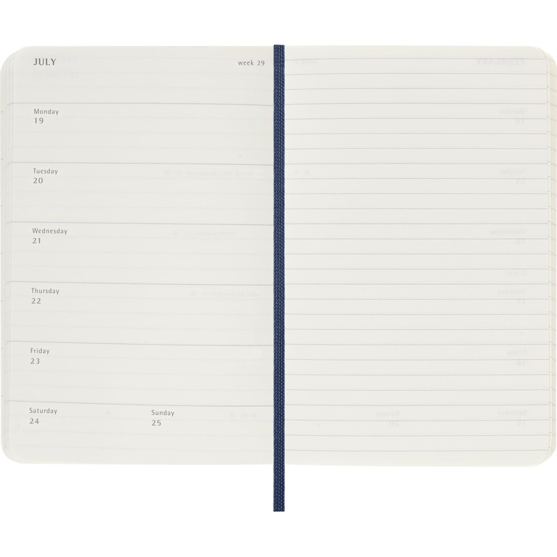 Moleskine Weekly Planner 2026 2027-18-Month Planner with Space for Notes,