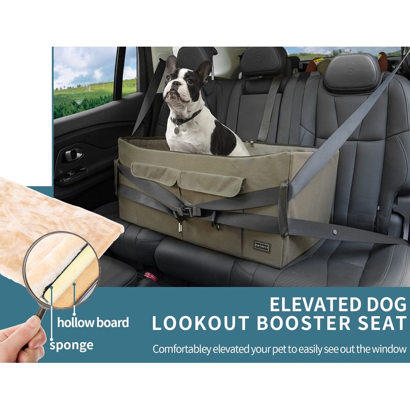 Petsfit Dog Booster Seat For 2 Small Dogs or Medium