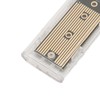 M.2 NVMe SATA SSD Enclosure NVMe to USB C 3.1